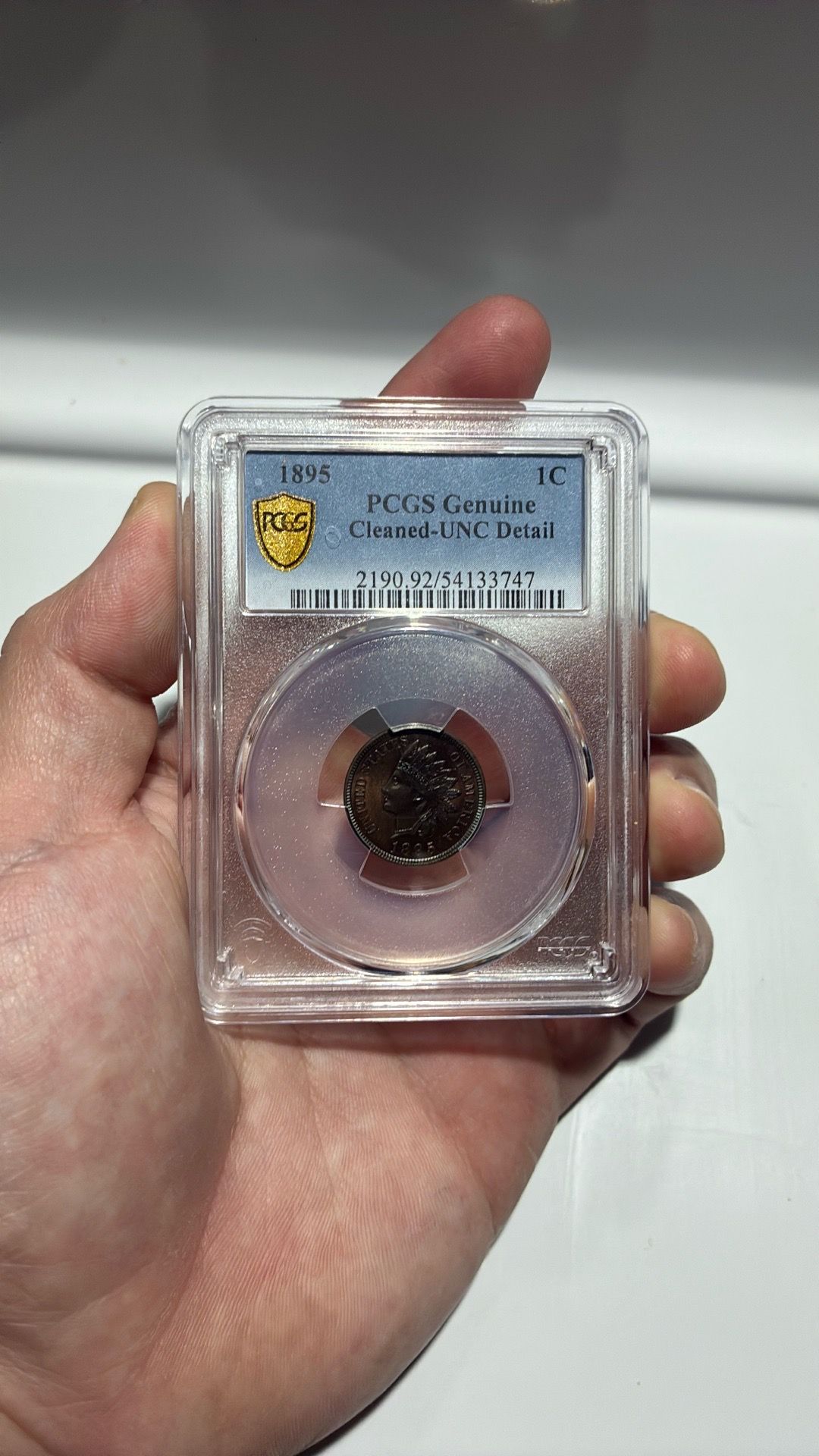 Toned Indian head penny