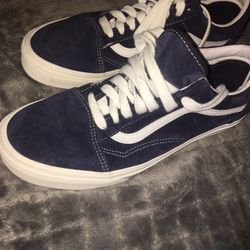 Blue velvet vans