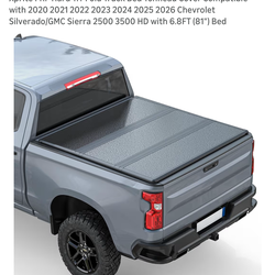 Trifold hard tonneau cover Chevy Silverado GMC Sierra