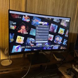 HP - X27c 27" LCD Curved FHD FreeSync Premium Gaming Monitor (DisplayPort, HDMI, Audio Jack) 165hz