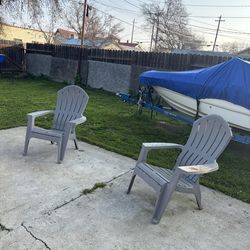 Backyard chairs