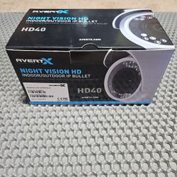 Avertx HD438 IR Indoor/outdoor Mini Bullet Security Camera White, NEW