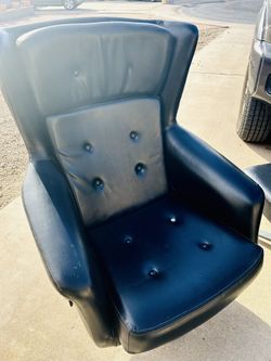 MCM Leather Office Chair by, Lou Regester Inc