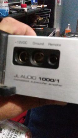 Jl Audio 1000 1 Monoblock Subwoofer Amplifier E11 For Sale In Phoenix Az Offerup