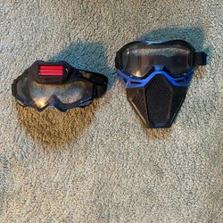 Nerf Rival Full Mask And Eye Mask For Safety