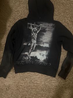 More Than Blessed Black Graphic Hoodie