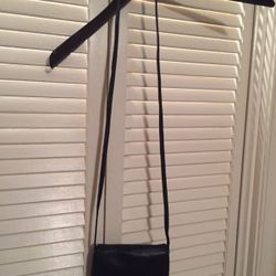 Black Leather Crossbody