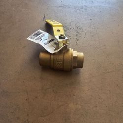 3/4" sweat Ball Valve brass