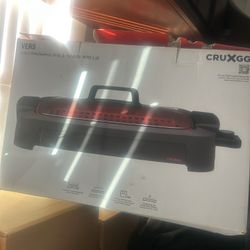 CRUXGG Smokeless Grill & Griddle – 2-in-1 with Lid