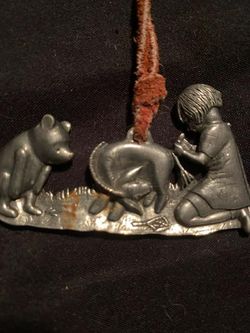 Christopher Robin And Winnie The Pooh Pendant
