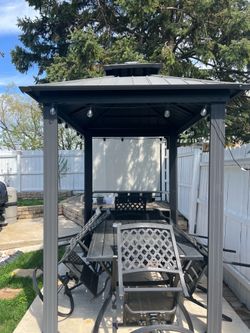 Metal Grill gazebo 8’X 5 Size