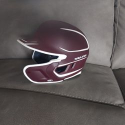 Custom Order Rawlings Maroon Batting Helmet