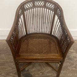2 Vintage Cane Back Chair