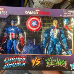 Captain america and venom gamer verse marvel