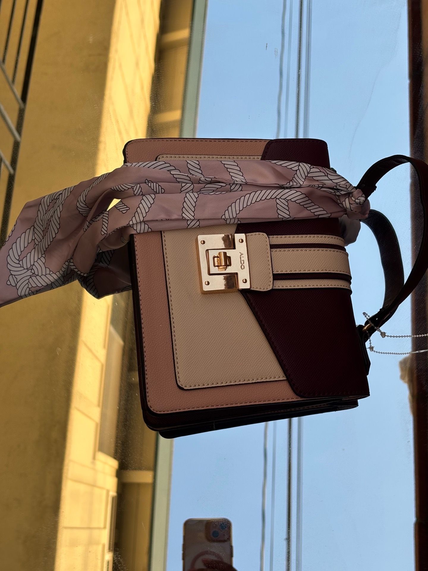 Aldo bag with scarf