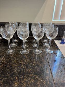 Six Wine Glasses 