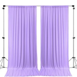 Lilac Polyester Event Draping Backdrop Draping Eventos Cortinas