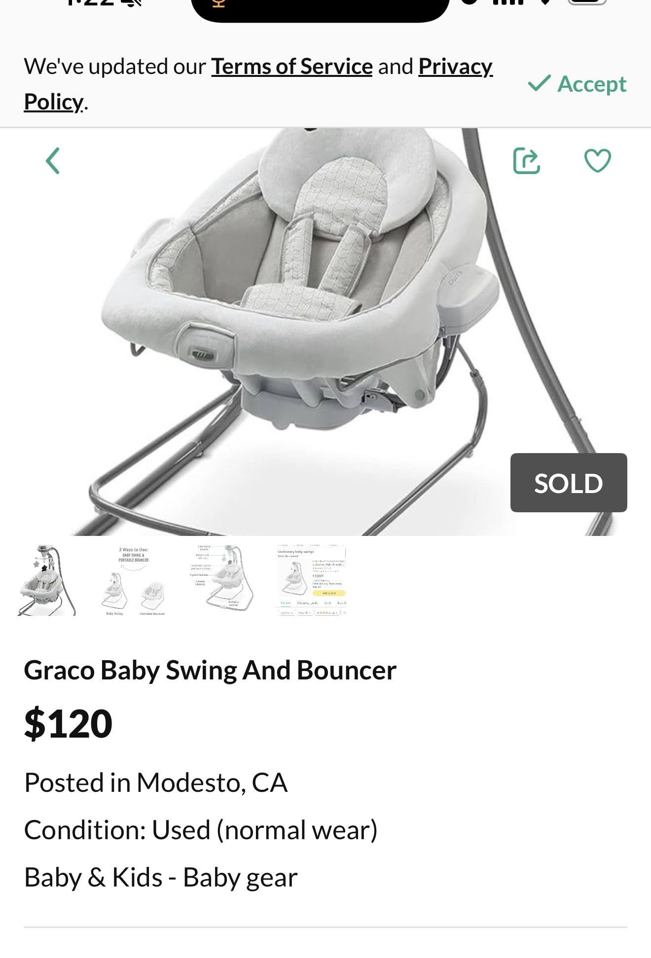 Graco Baby Swing And Bouncer
