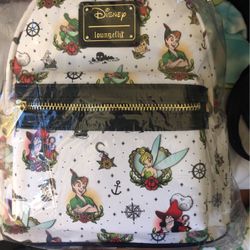 Loungefly Peter Pan Tattoo Mini Backpack