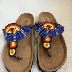 Sol Georgia Birkenstock Beaded Women’s Sandals