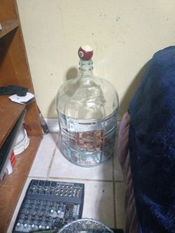 5 Gallon Glass Water Jug.