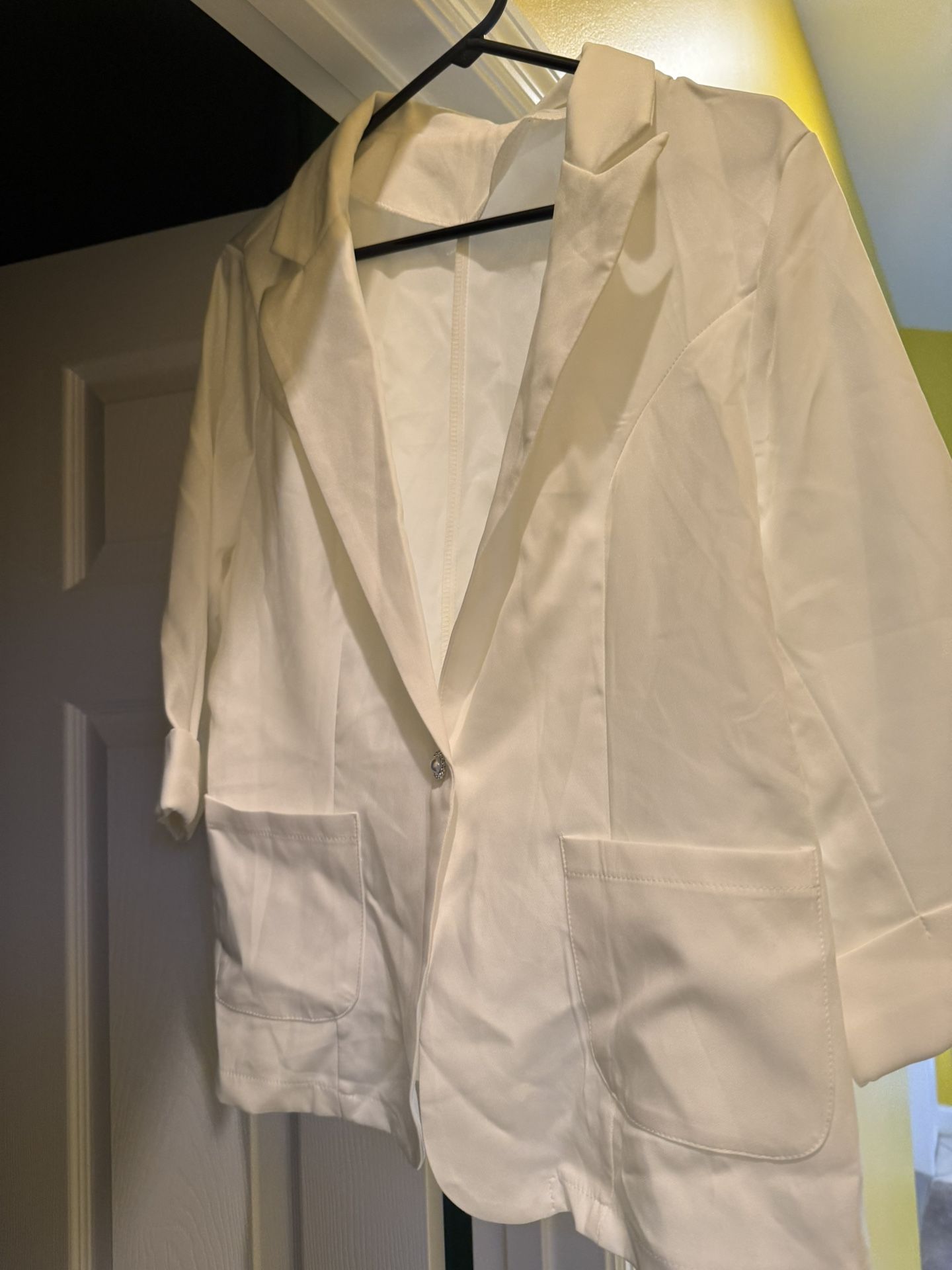 Two White New Blazers