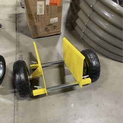 New Heavy Duty Panel Dolly Adjustable Door Dollys w/ Wheel 2 10" Pneumatic Wheels for Drywall Panels