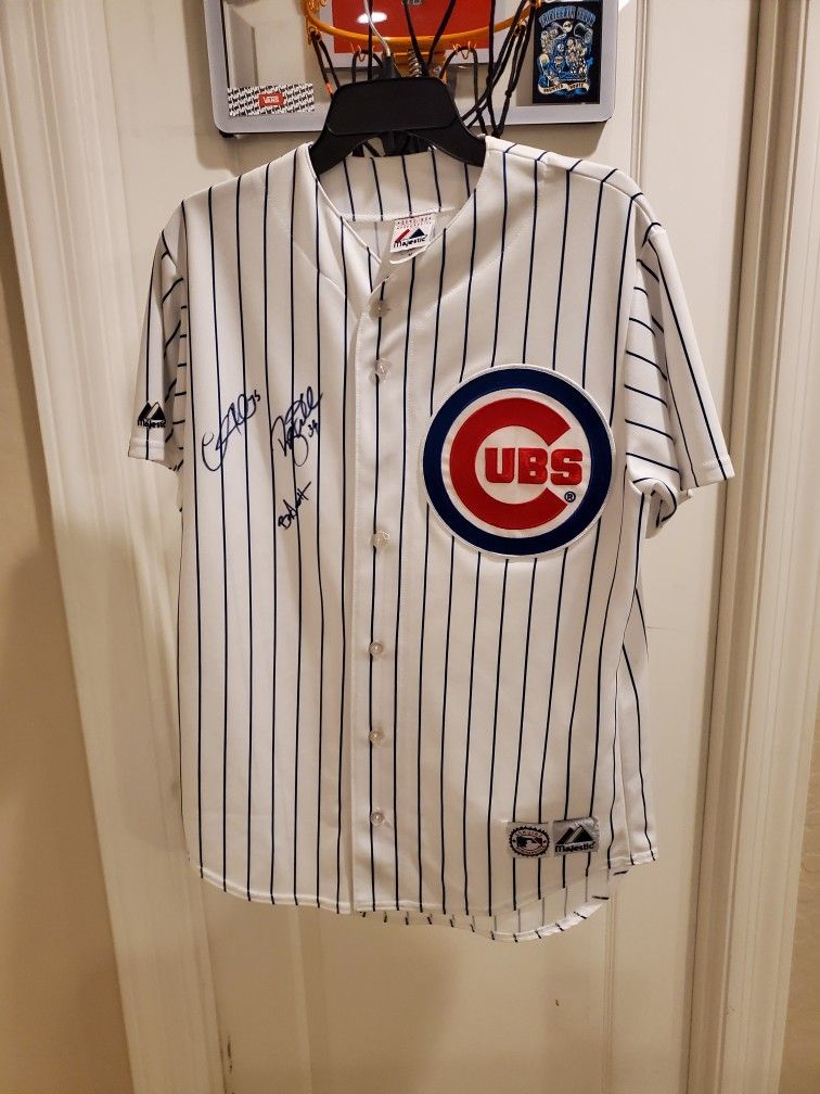 Chicago Cubs Pin Stripe Uniform Jersey