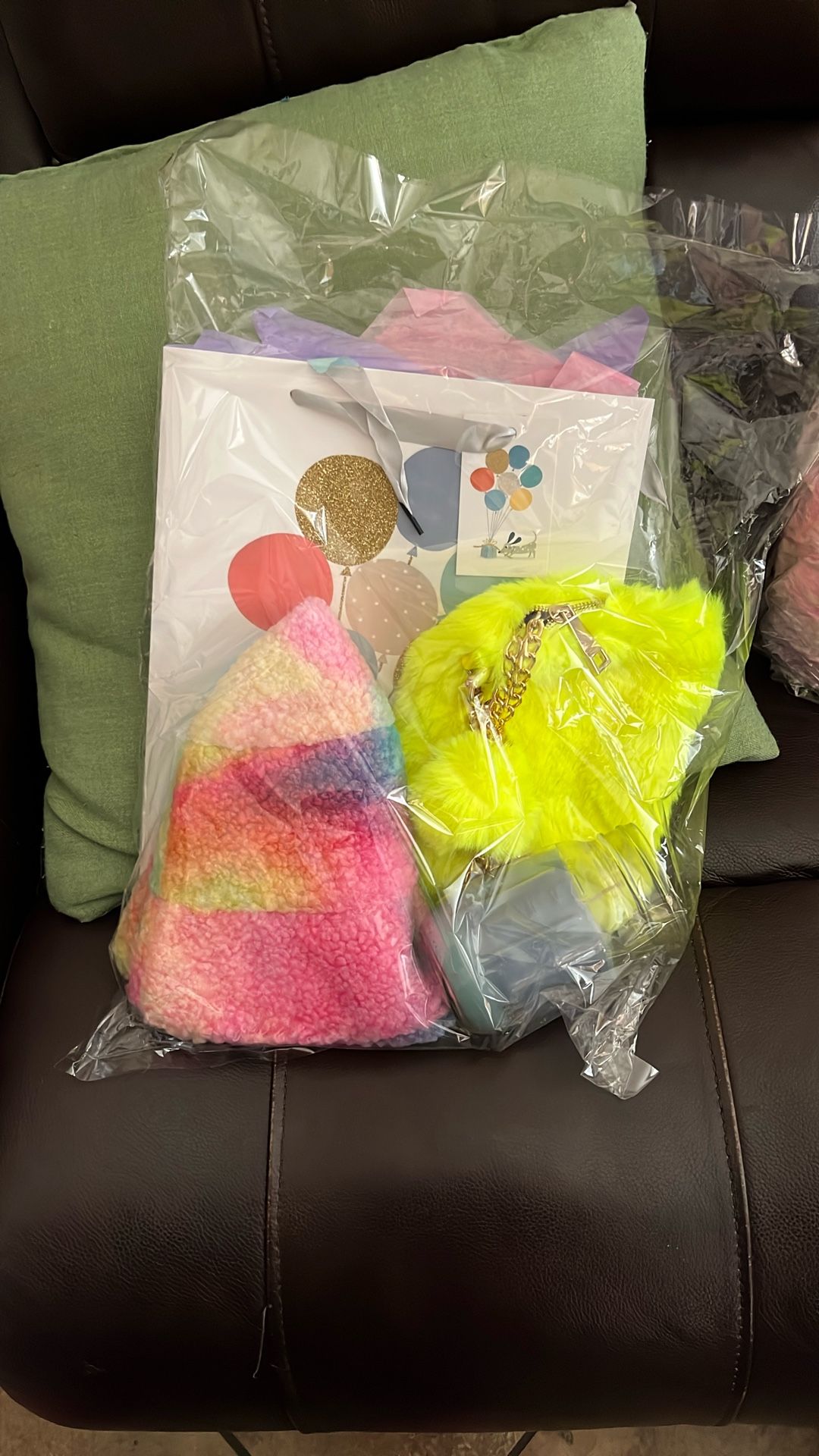 Gift bag purse and candle