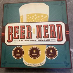 Beer Nerd Tasting Trivia Game 