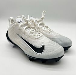 Nike Air Zoom Vapor Elite W P White Football Cleats Size 10.5 Wide HV2724-100