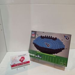 NFL Tennessee Titans FOCO BRXLZ Football 704-Piece Building Set BRXLZ