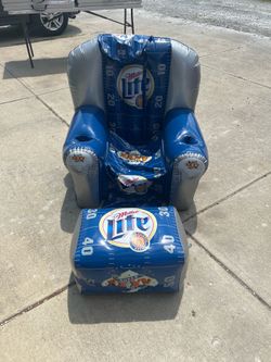 Inflatable Super Bowl 35 Miller Lite Chair