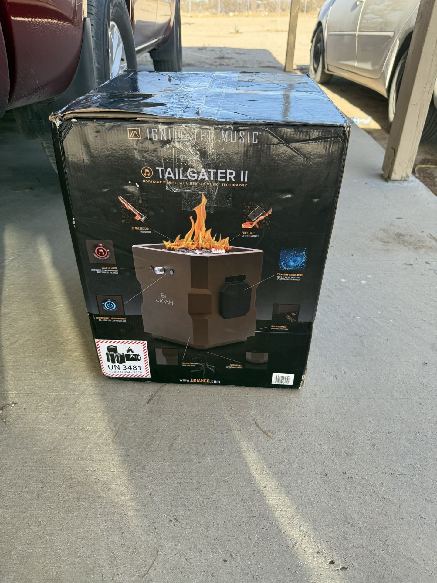 Portable Fire Pit UKIAH Tailgater ll
