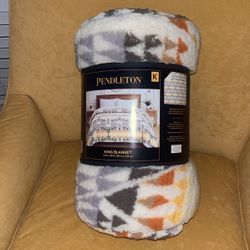 King size online pendleton sherpa blanket