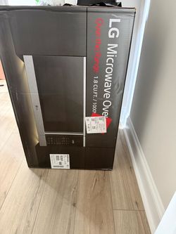 LG over the top microwave 1.8 cu ft