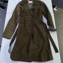 Forever21 Suede Trench Coat