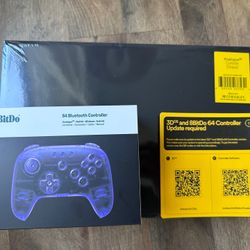 Analogue 3D Funtastic Grape Purple HDMI N64 FPGA Console with 8bitdo Controller