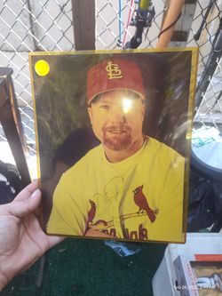 signed mark McGuire photo.