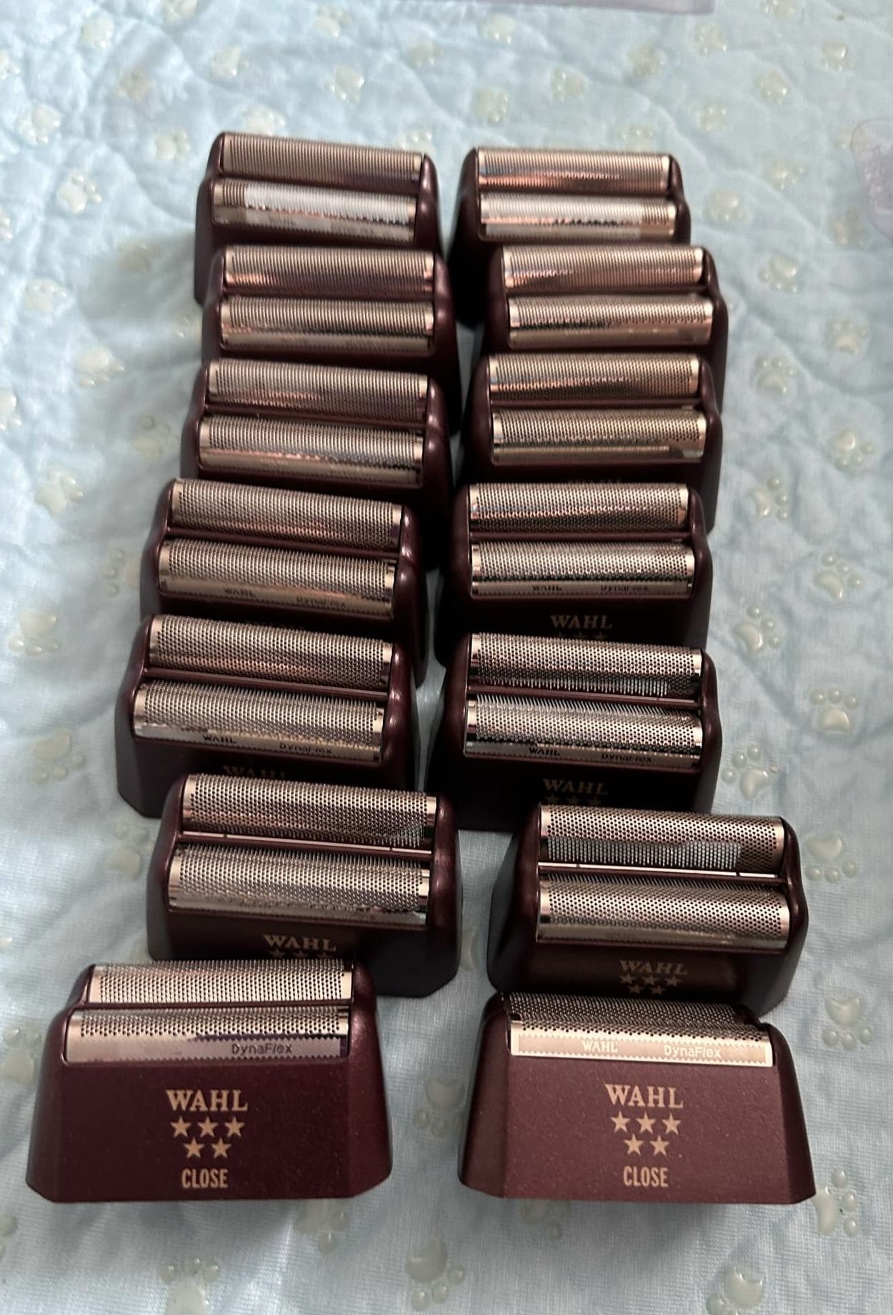 WAHL SHAVER/SHAPER REPLACEMENT DYNAFLEX GOLD AND SILVER FOIL HEADS