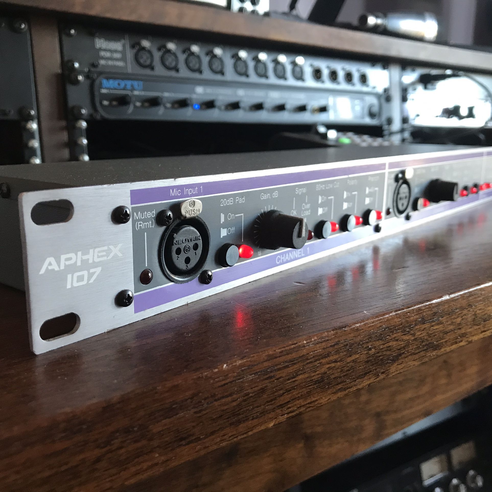 Aphex 107 2-Channel Tube Mic Preamp