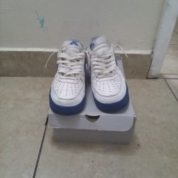Air Force 1 Blue And White Size 12