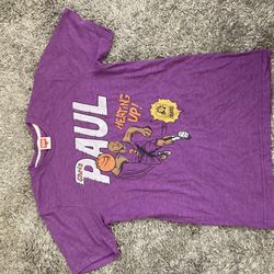 Homage Chris Paul T Shirt Mens XS Purple Phoenix Suns CP3 Short Sleeve
