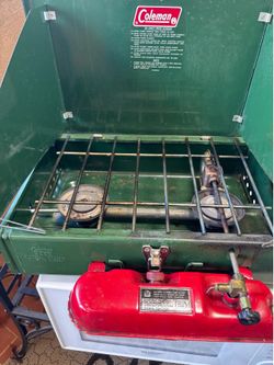 Camping.  Stove