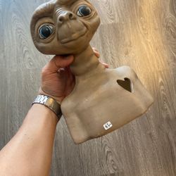 Vintage 1983 Ceramic E.T Statue Head 