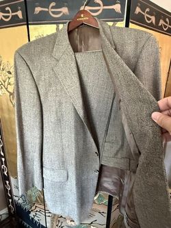 Vintage Joseph Abboud American Made for Nordstroms Light Brown Business Suit!