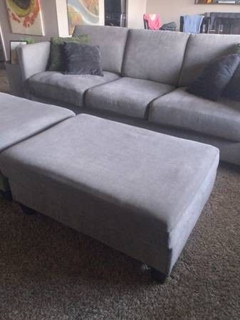 108-in Sofa With Two Ottoman