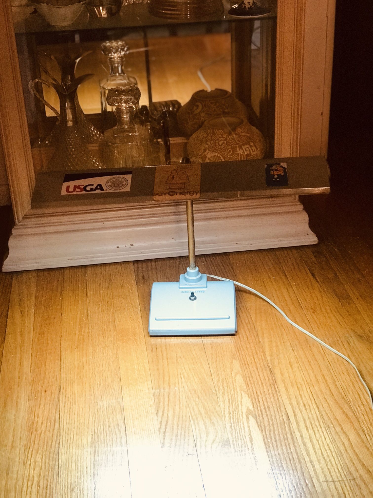 Vintage Metal Sightmaster Art Specialty Lamp Please View Pics And Read Description