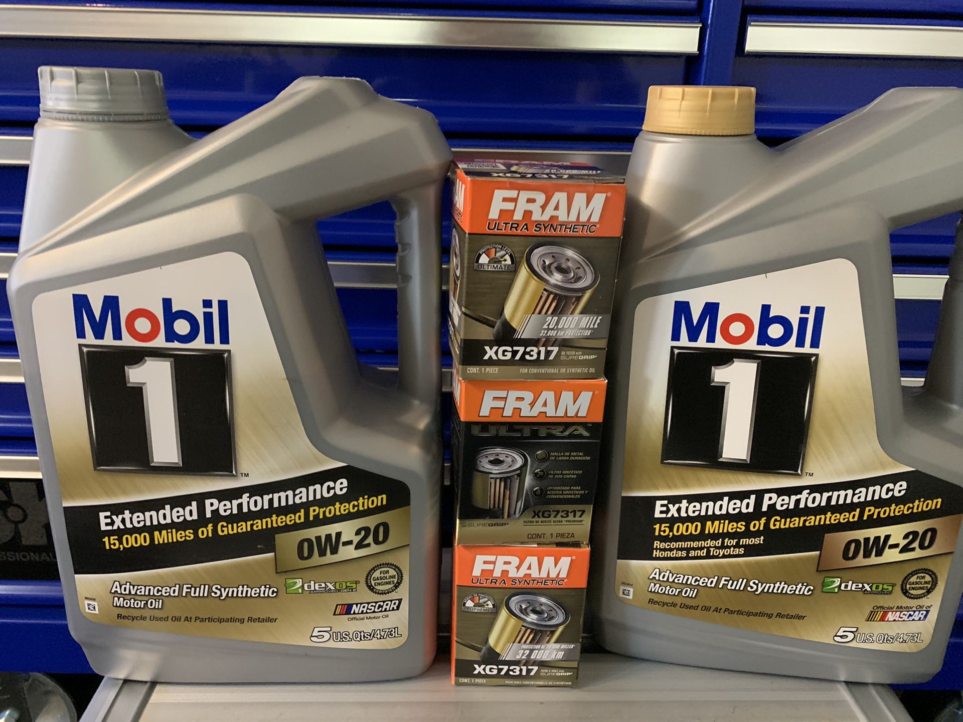 Mobil 1 - OW-20 oil and filters