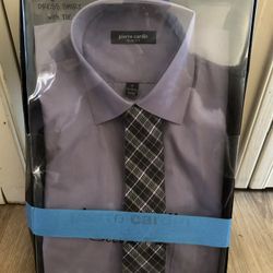 Men’s Dress Shirt With Tie